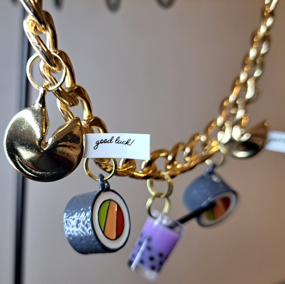 Good Luck Sushi Purse Charm Chain - Bag not included